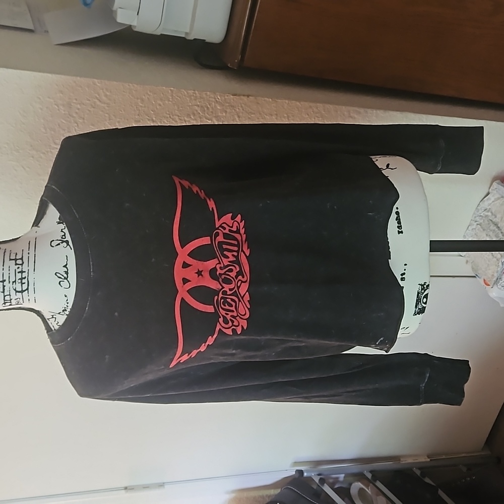 T & B Aerosmith chopped T shirt